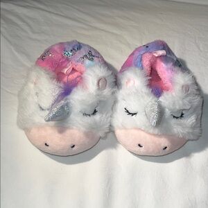 Unicorn Plush Slippers